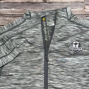 Level Wear Ryder Cup 2016 Golf 1/4 Zip Pullover‎ Jacket Women's M Heather Gray